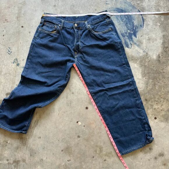 Vintage Evisu Genes Daicock 05 Denim Jeans Size 35x26 - Picture 7 of 7